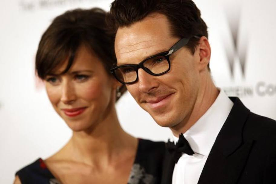 Benedict Cumberbatch con la fidanzata Sophie Hunter 